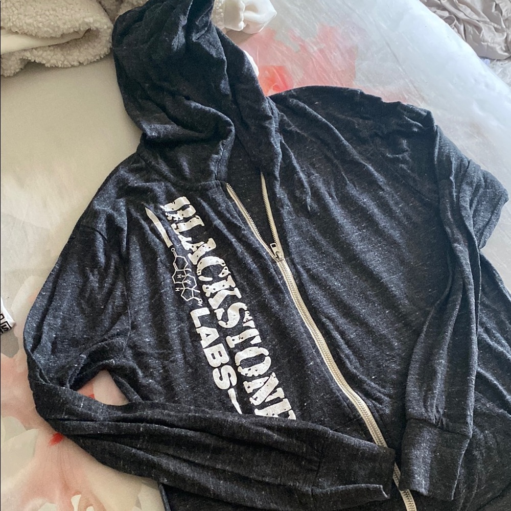 Blackstone Labs Gray Zip-Up Hoodie